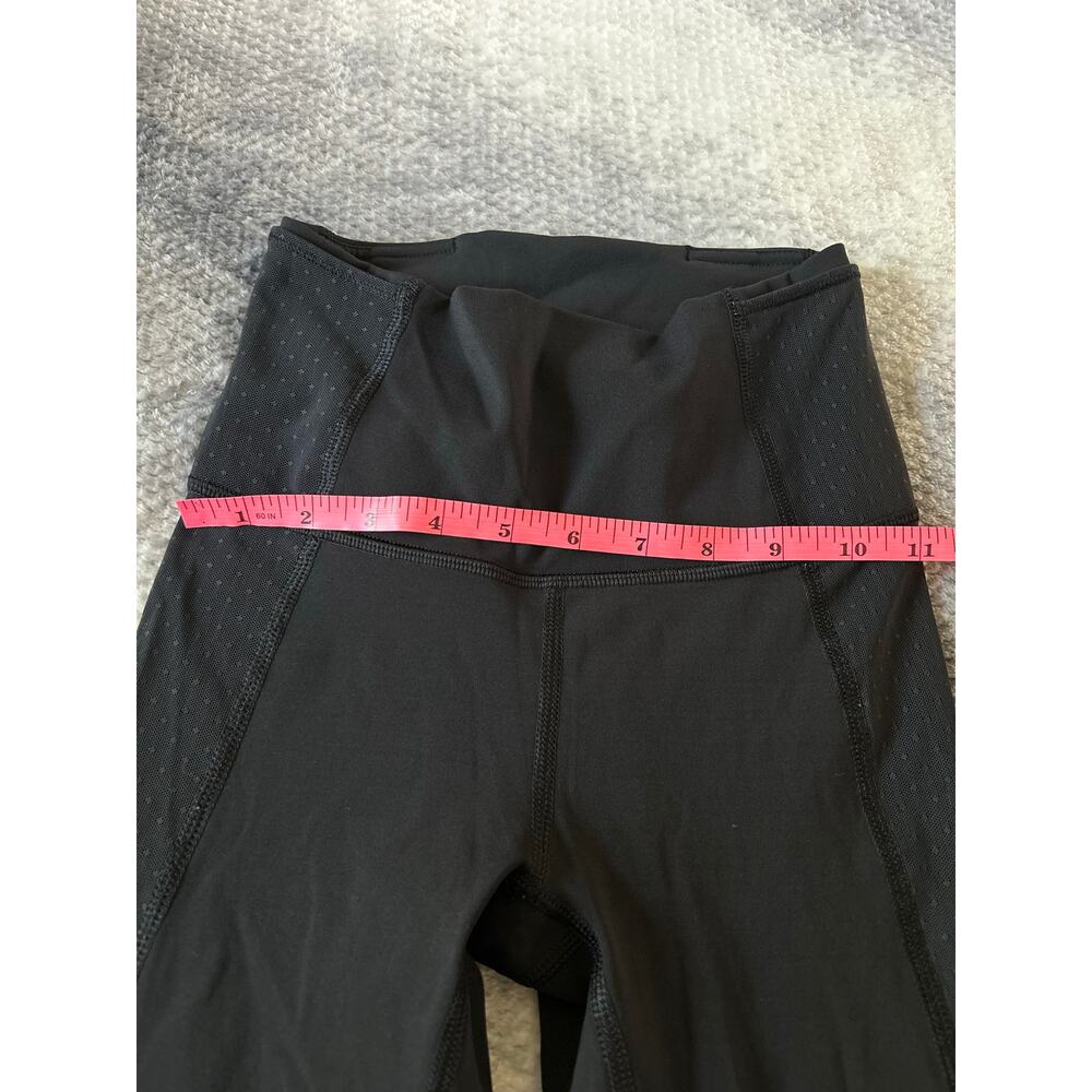 Lululemon Body Con Tight Black Full Length Leggings Size 2 Yoga Outdoors - Picture 9 of 12